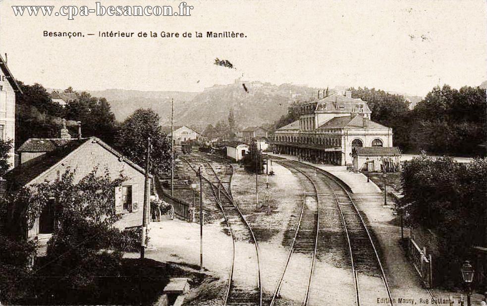 Besançon. - Intérieur de la Gare de la Manillère.
